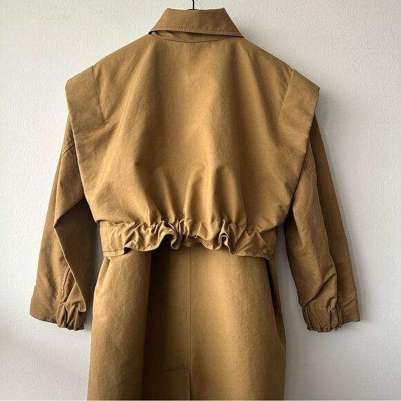 LVIR Cotton Convertible Trench Coat made in Korea - Picture 4 of 16